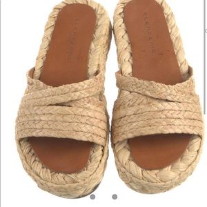 Robert Clergerie Platform espadrille slides